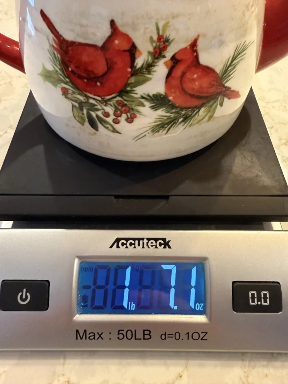 Cracker Barrel 'Red Cardinals' Ceramic Teapot